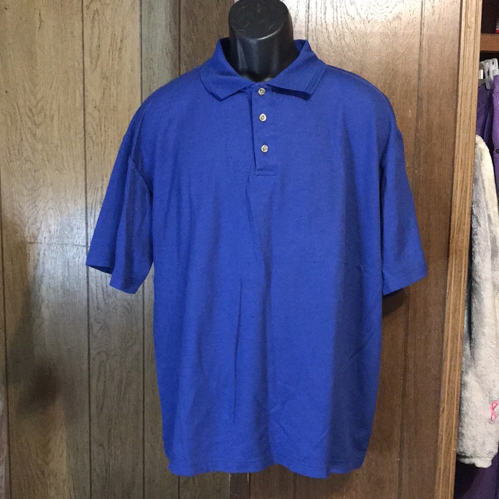 SUPERIOR UNIFORM GROUP MENS XL BLUE SHIRT
